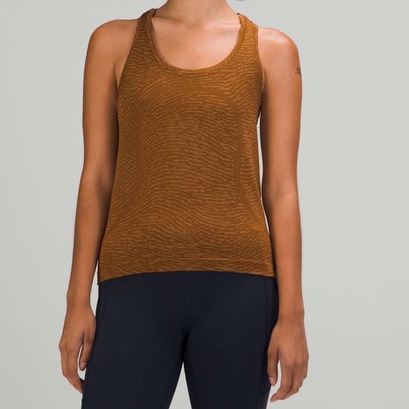 Lululemon Brown & Beige Wave Swiftly Tech
Racerback Tank - - Picture 3 of 7